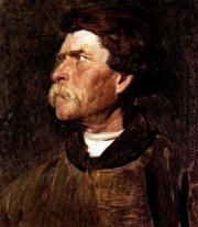 Head Of Peasant Study 1880