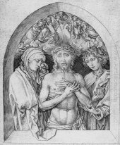 The Man Of Sorrows With The Virgin Mary And St John The Evangeli
