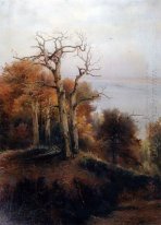 forêt d'automne Kuntsevo sacrément lieu 1872