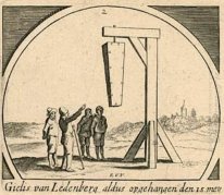 The hanging of Gilles van Ledenberg