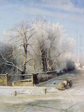 paysage d\'hiver Moscou 1873