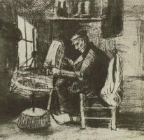 Old Man Reeling Yarn 1884