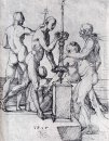 nus masculinos e femininos de 1516