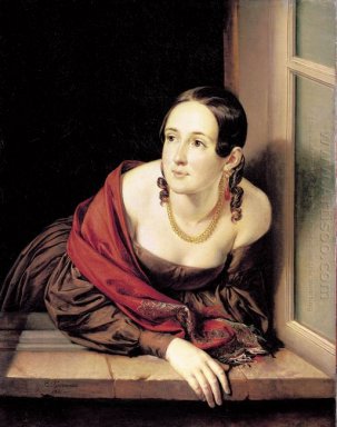 Mujer en la Ventana 1841