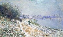 The Tow Path At Argenteuil Winter