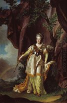 Portrait of Greate russian empress Catherine II