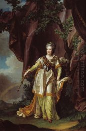 Portrait of Greate russian empress Catherine II