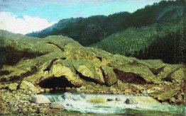 Landscape With A Rock And Stream