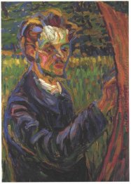 Portrait Of Erich Heckel At The Easel