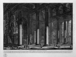 Interior View Of The Pronaos Of The Pantheon