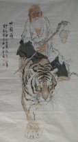 Tiger - Lukisan Cina