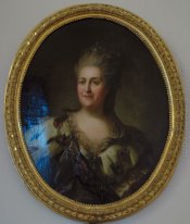 Porträt von Katharina II. Wiederholen Sie die Version von einem