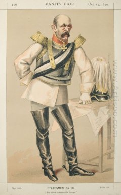 Los estadistas no 660 Caricatura de la cuenta Von Bismarck Schoe