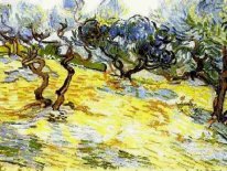 Olive Trees Bright Blue Sky 1889