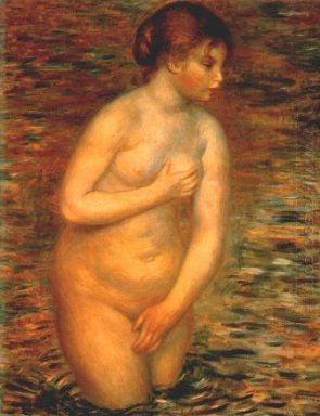 Desnudo en el agua