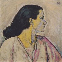 Portrait Of A Woman In Profile