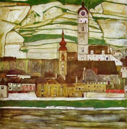 stein on the danube seen from the south 1913