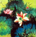 Lotus Chinees schilderij