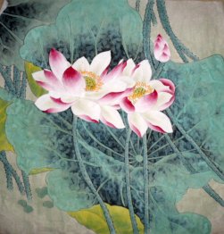 Lotus - peinture chinoise