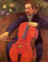 the cellist portrait of upaupa scheklud 1894