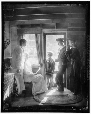 Het Clarence White Familie in Maine