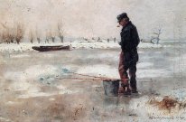 Fisher op het ijs