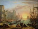 Pelabuhan At Sunset 1639