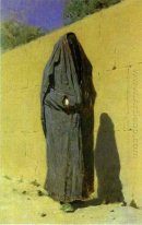 Usbekische Frau In Taschkent 1873