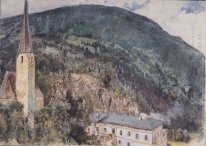 The St Nicholas Church In Gastein 1897