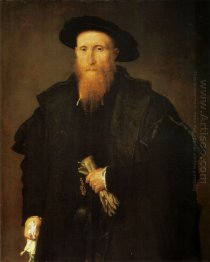 Portrait Of A Gentleman With Gloves