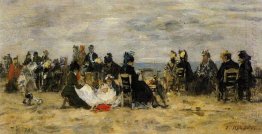 Beach Scene At Trouville 4