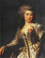 Portrait of Unknown Woman with a rose