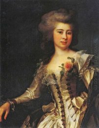 Portrait of Unknown Woman with a rose