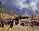 Mercado em Trouville 1876