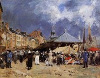 Marché à Trouville 1876