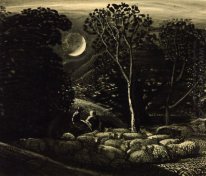 Moonlight, un paisaje con ovejas