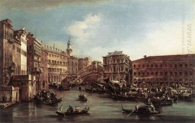 Le pont du Rialto avec le Palazzo dei Camerlenghi