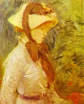 Young Woman With A Straw Hat