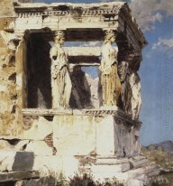 Erechtheion De Portico Van Caryatids 1882 1