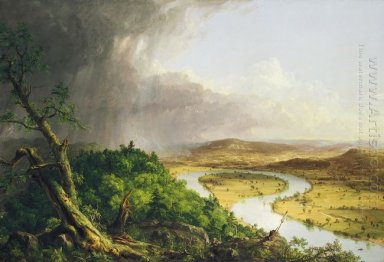 Uitzicht vanaf Mount Holyoke 1836