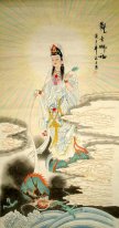 Avalokitasvara - Guanyin - Chinees schilderij