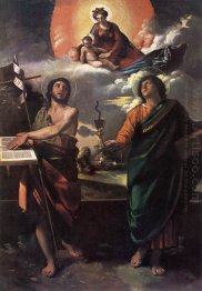 The Virgin Appearing to Saints John the Baptist and John the Eva