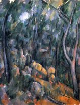 Bosque cerca de las cuevas rocosas Above The Chateau Noir 1904