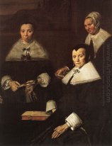 The Regentesses of the Old Men's Almhouse, Haarlem (detail)