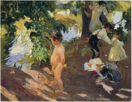 Bathing At La Granja 1907