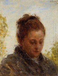 Head Of A Young Woman 1876