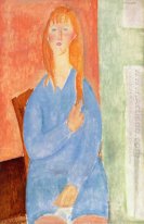 girl in blue 1919