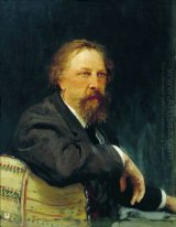 Retrato del escritor Aleksey Konstantinovich Tolstoy 1896