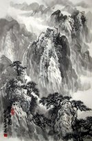 Montagnes et l'eau - peinture chinoise