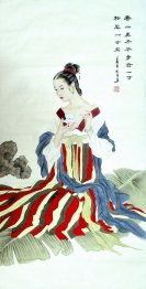 Beautiful Lady - Chinese Painting